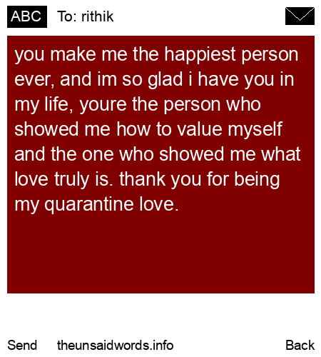unsent message to rithik