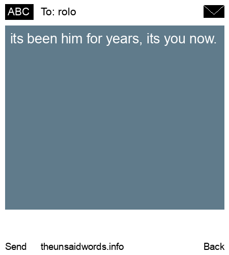 unsent message to rolo