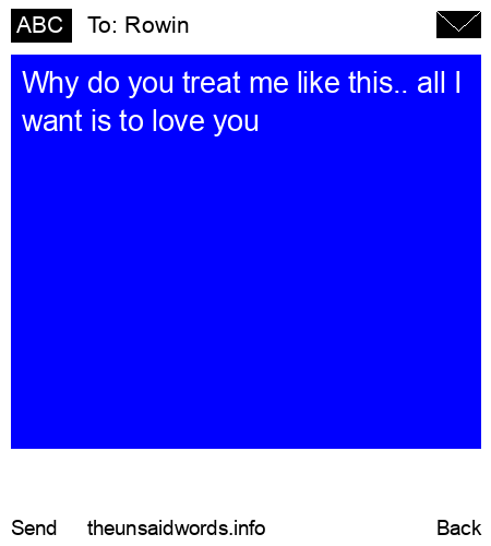 unsent message to Rowin