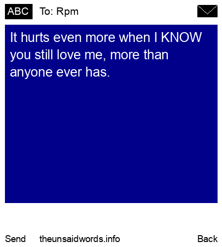 unsent message to Rpm