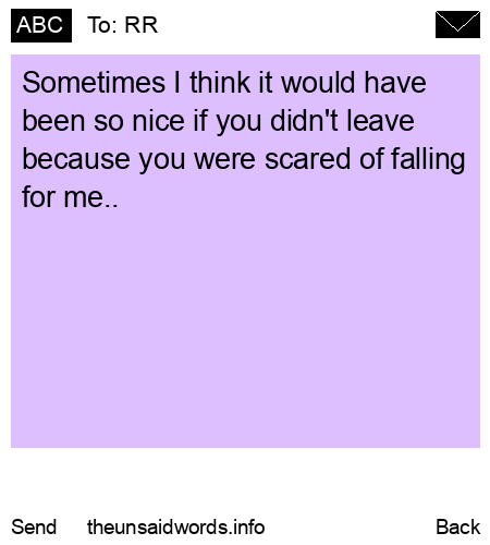 unsent message to RR