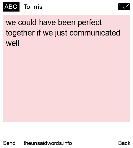 unsent message to rris