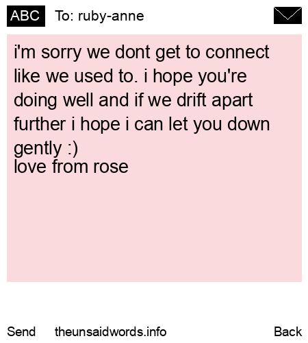 unsent message to ruby-anne