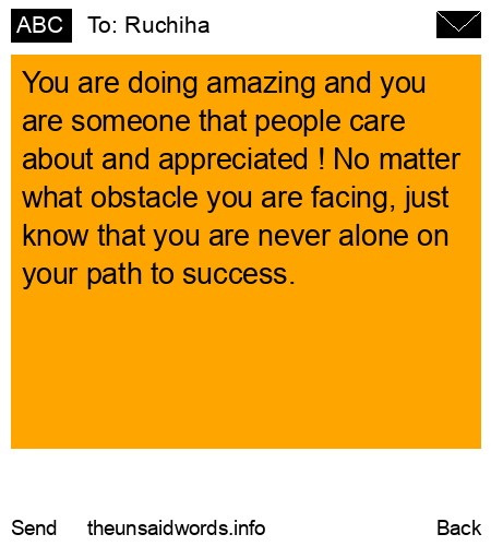 unsent message to Ruchiha