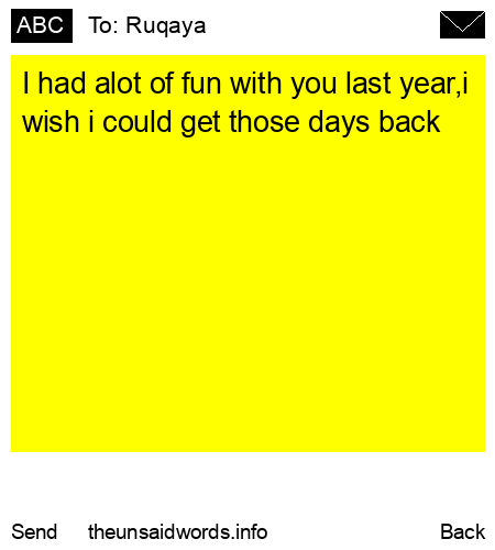 unsent message to Ruqaya