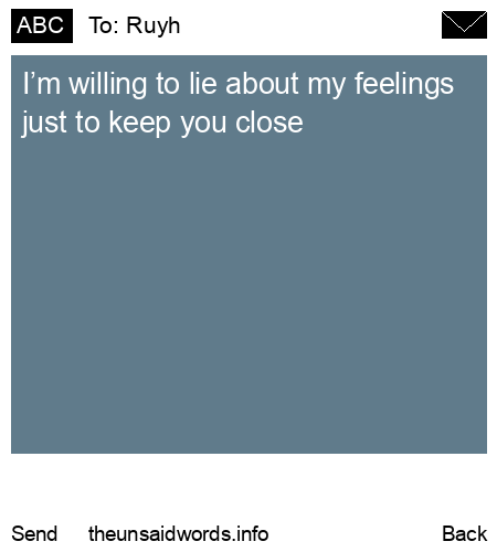 unsent message to Ruyh
