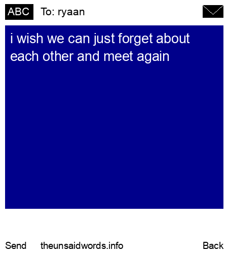 unsent message to ryaan