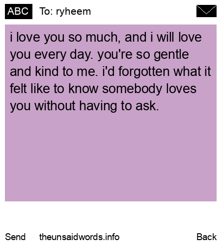 unsent message to ryheem