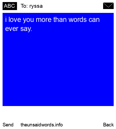 unsent message to ryssa