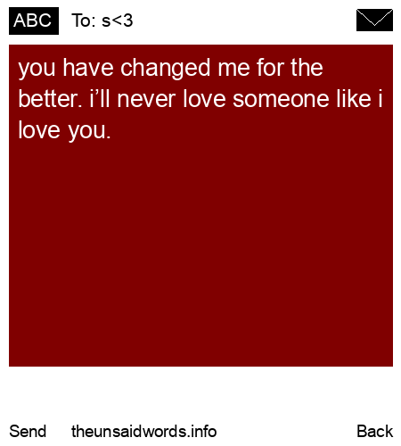 unsent message to s<3