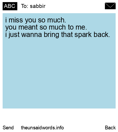 unsent message to sabbir 