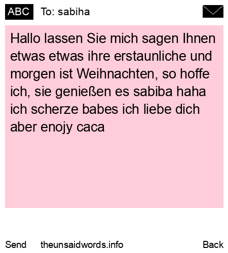 unsent message to sabiha