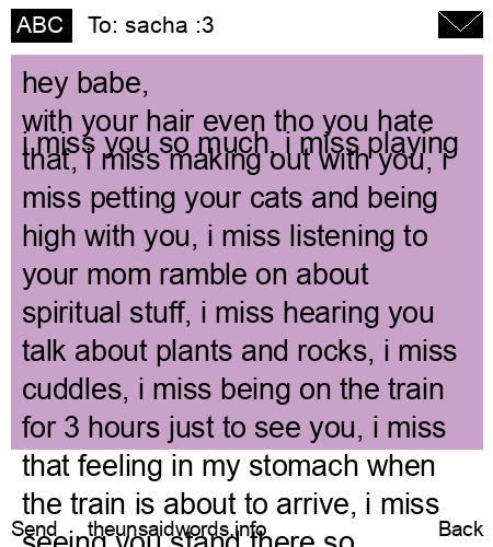 unsent message to sacha :3