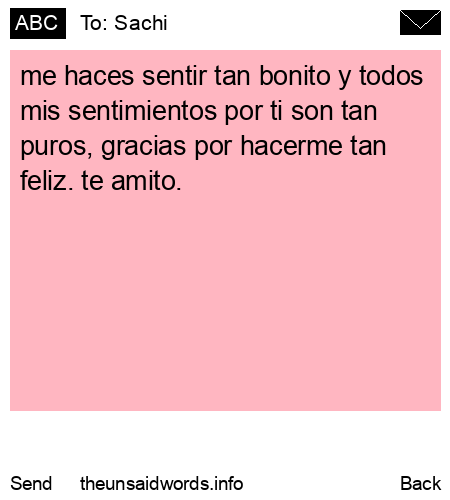 unsent message to Sachi