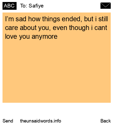 unsent message to Safiye