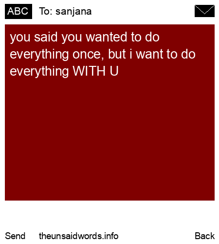 unsent message to sanjana