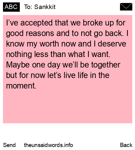 unsent message to Sankkit