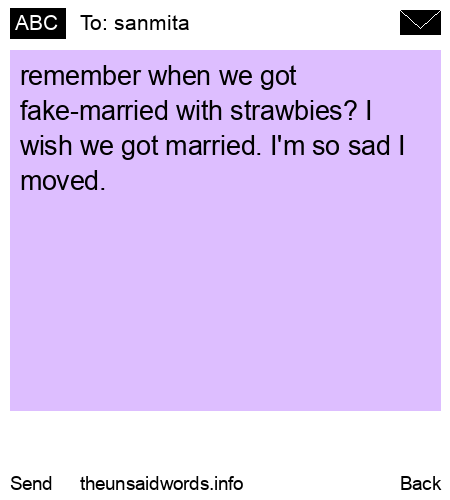 unsent message to sanmita