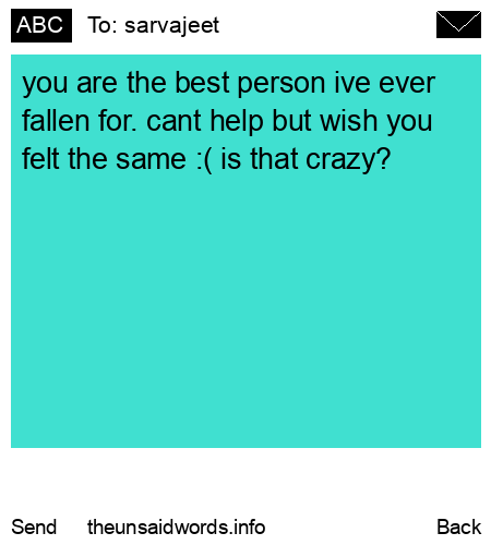 unsent message to sarvajeet 
