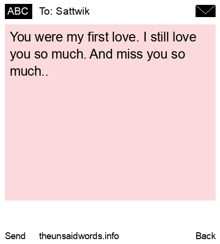 unsent message to Sattwik