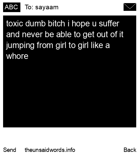 unsent message to sayaam