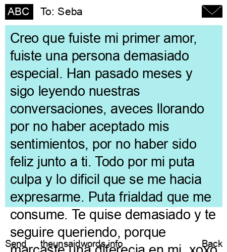 unsent message to Seba
