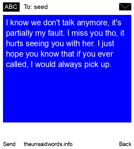 unsent message to seed