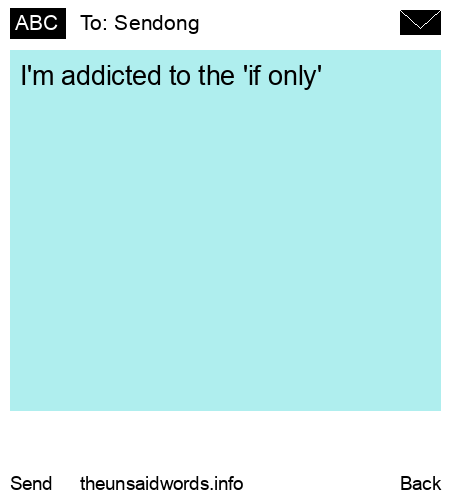 unsent message to Sendong