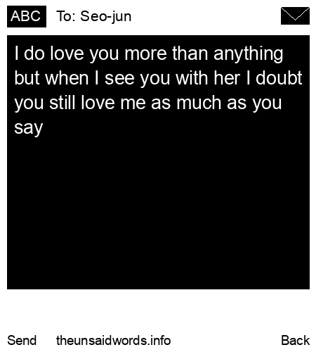 unsent message to Seo-jun