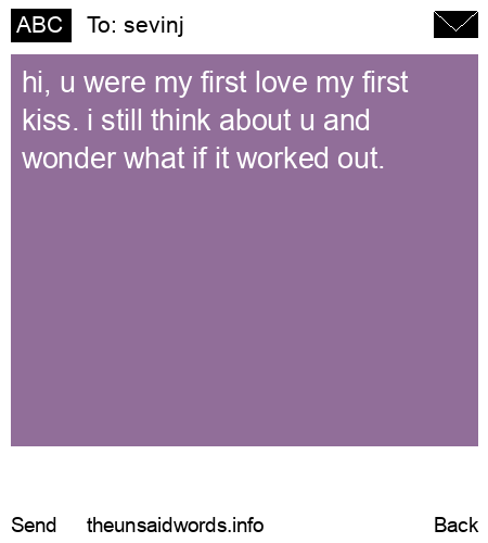 unsent message to sevinj
