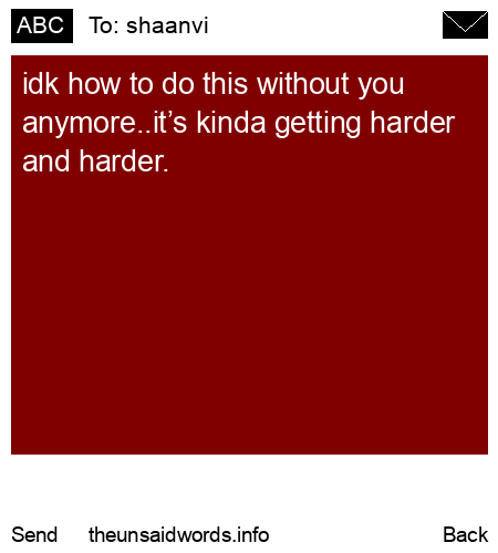 unsent message to shaanvi