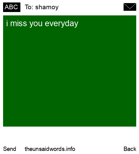 unsent message to shamoy