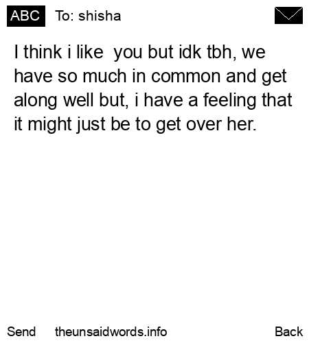 unsent message to shisha