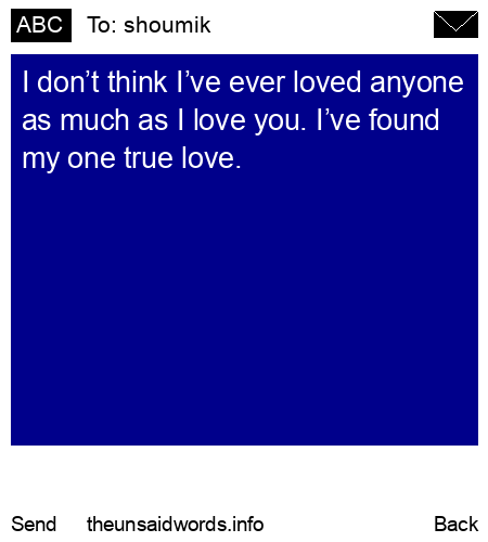 unsent message to shoumik