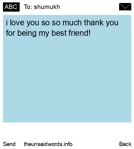 unsent message to shumukh
