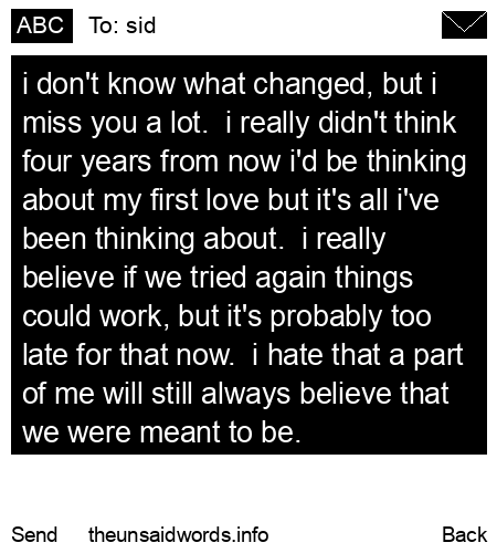 unsent message to sid