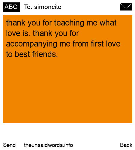 unsent message to simoncito