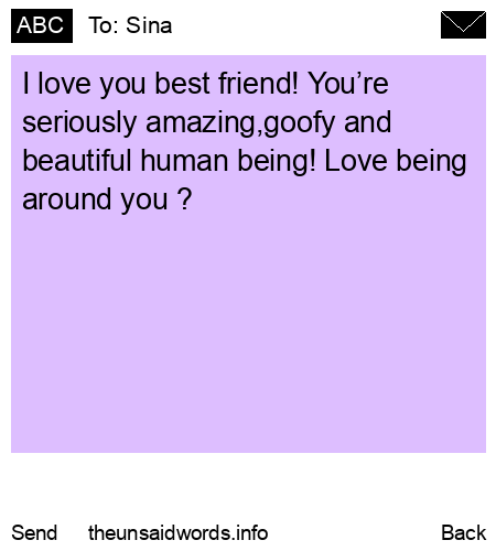 unsent message to Sina
