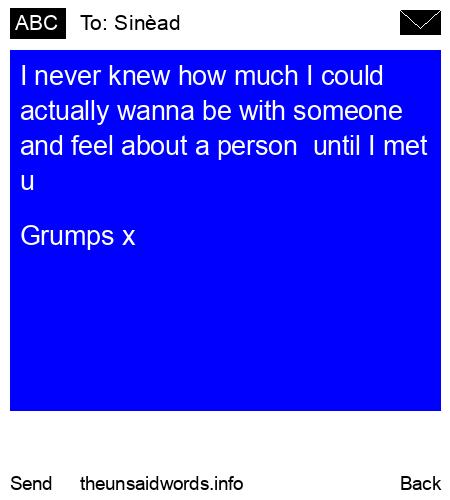 unsent message to Sinèad
