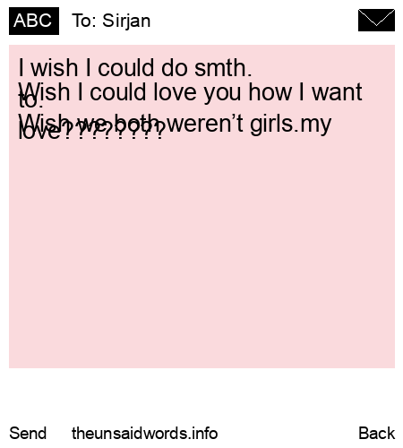 unsent message to Sirjan