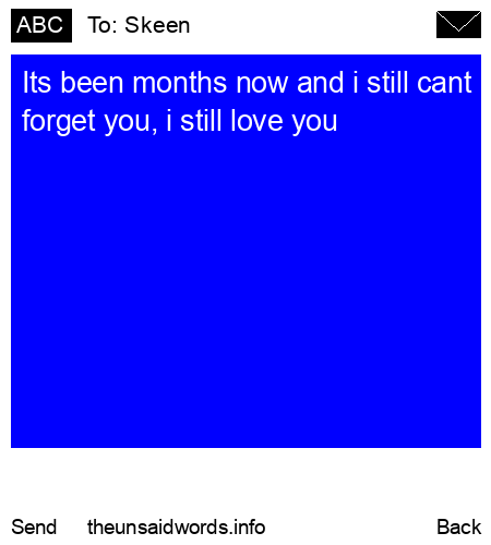 unsent message to Skeen