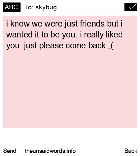unsent message to skybug