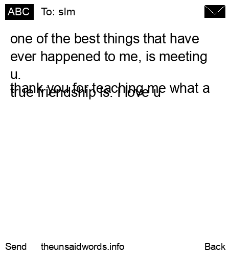 unsent message to slm