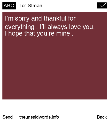 unsent message to Slman
