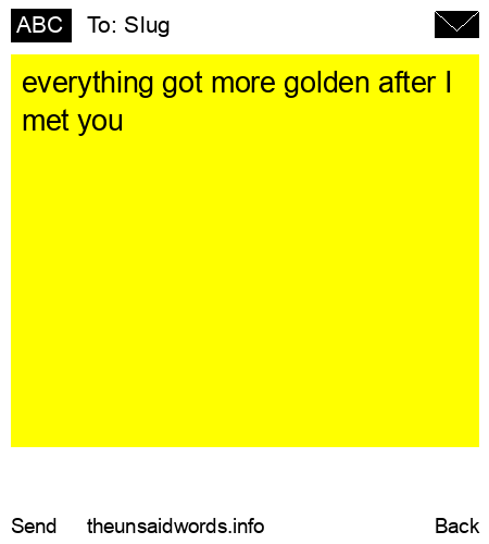 unsent message to Slug