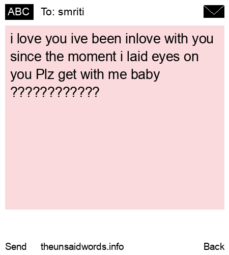 unsent message to smriti