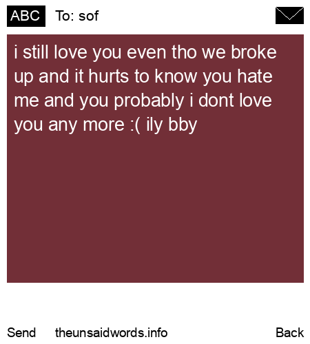 unsent message to sof