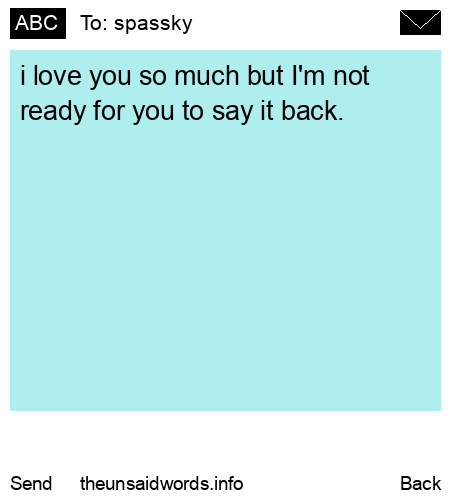 unsent message to spassky