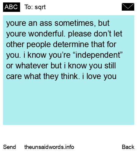 unsent message to sqrt