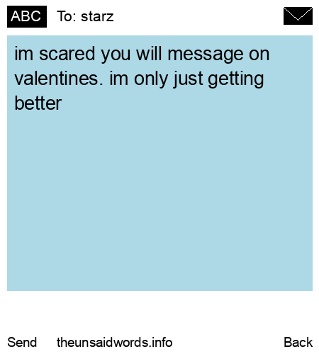 unsent message to starz